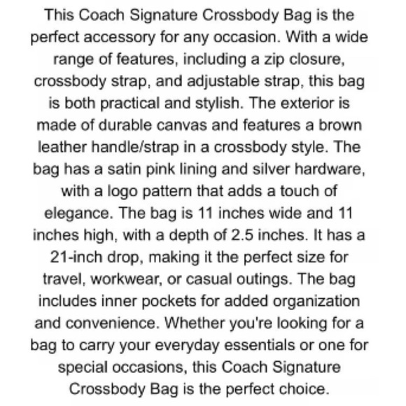 REAL💯COACH Shoulder Bag. No Tag. Never Used. In Brand New Condition. - Picture 5 of 7